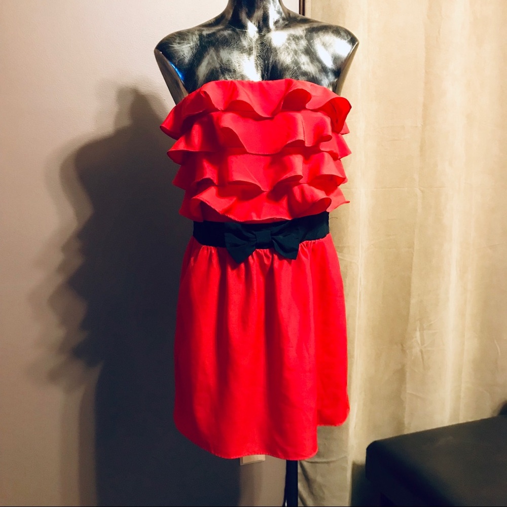 ❤️❤️❤️CUTE Anthro Sugarlips Ruby  Tiered Bow Dress